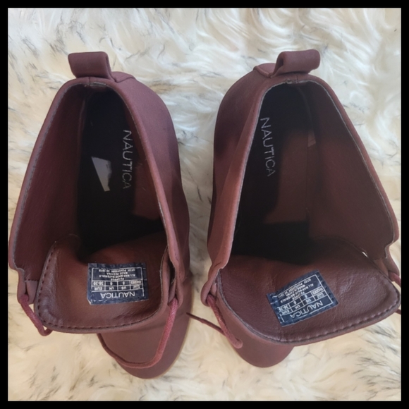 Nautica Rhodes mauve wedge booties 8 - Picture 5 of 11